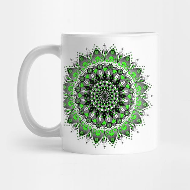 Green Mandala by molliekbarbe